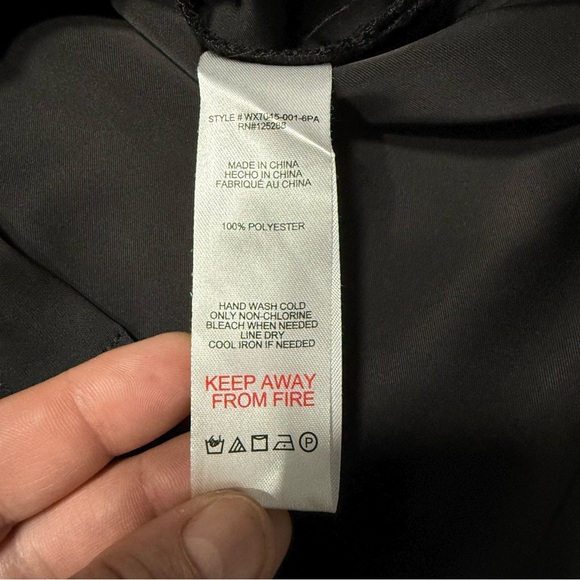 Jason Wu Black Satin Button Up Blouse With Rhinestones size S - Picture 10 of 10